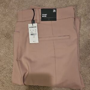 Express Straight Mid-rise Pants